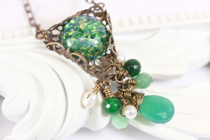 Neo Art Deco Style Necklace